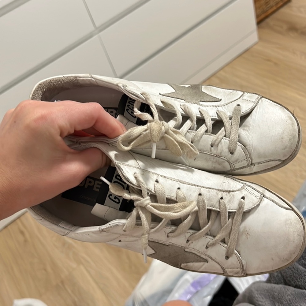 Golden Goose White and Grey - 38